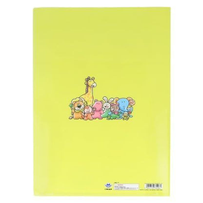 Tabekko Animal Vol.8 A4 Die-cut 5-Pocket Clear Folder - Flyer - Sun-Star Stationery - Default Title by Techo Treats Stationery