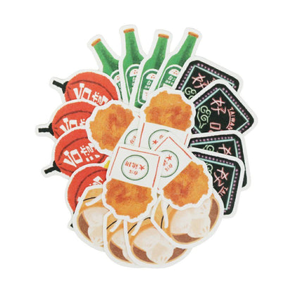 Taiwan Trip Flake Stickers - Taiwan Sakaba - Sun-Star Stationery - Default Title by Techo Treats Stationery