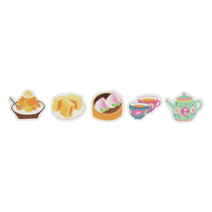 Taiwan Trip Flake Stickers - Taiwan Yamucha - Sun-Star Stationery - Default Title by Techo Treats Stationery