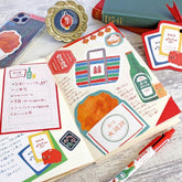 Taiwan Trip Flake Stickers - Taiwan Yamucha - Sun-Star Stationery - Default Title by Techo Treats Stationery