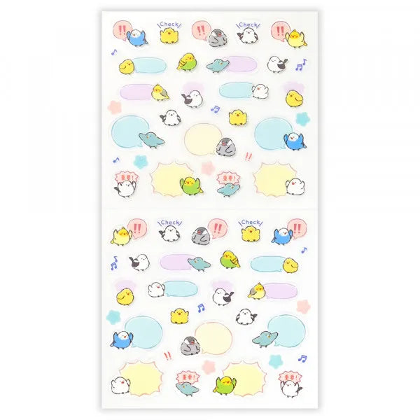 Talking Animals Planner Deco Sticker - Birds - NB Co - Default Title by Techo Treats Stationery