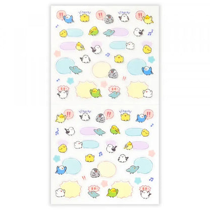 Talking Animals Planner Deco Sticker - Birds - NB Co - Default Title by Techo Treats Stationery