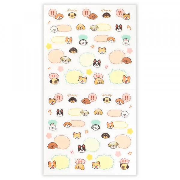 Talking Animals Planner Deco Sticker - Dogs