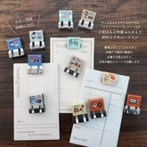 TOHKIN eric SLIDE CLIP Metal Clip - TRIP (4 pcs) - Default Title by Techo Treats Stationery