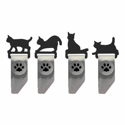 TOHKIN INDEX CAT CLIP Metal Bookmark and Clip (4 pcs)