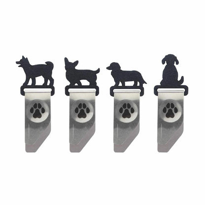 TOHKIN INDEX DOG CLIP Metal Bookmark and Clip (4 pcs)