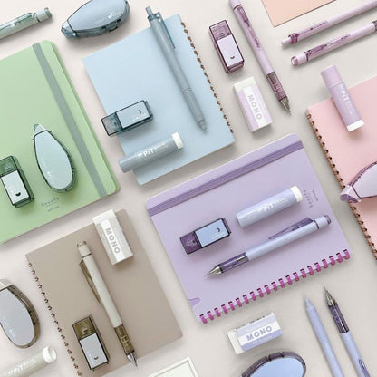 Tombow PiT AIR mini Refillable Glue Tape - Limited Ash Color Series (5 colors) - Taupe by Techo Treats Stationery