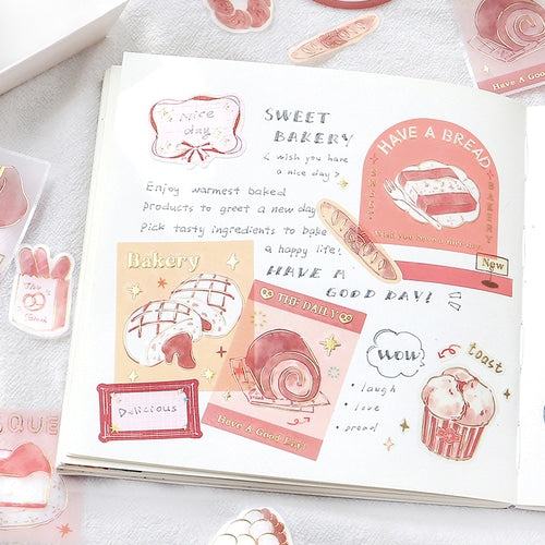 Tracing Paper Flake Stickers - Bakery - Techo Treats