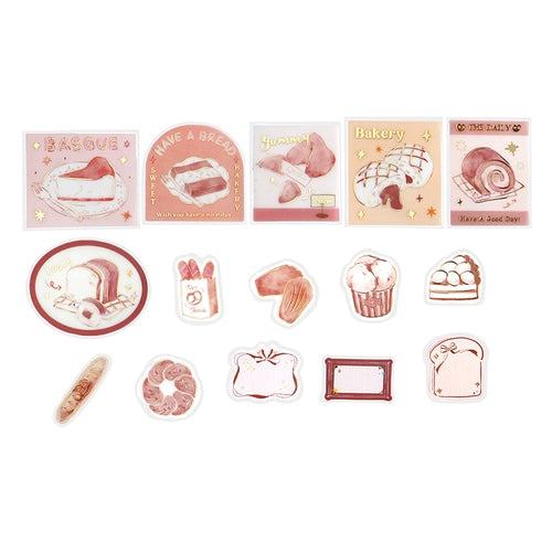 Tracing Paper Flake Stickers - Bakery - Techo Treats