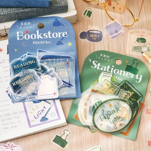 Tracing Paper Flake Stickers - Bookstore - Techo Treats