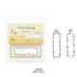 Twin Stamp Double-sided Penetrating Stamp - Botanical - KAMIO JAPAN - Default Title by Techo Treats Stationery