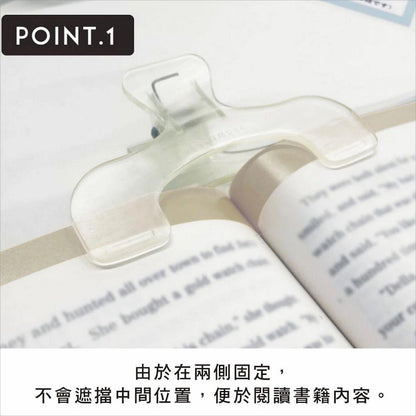 Ukanmuri Book Clip Petite - Watery Clear - Sun-Star Stationery