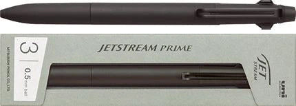 uni JETSTREAM Prime 3-color Ballpoint Pen - Matte Black - Default Title by Techo Treats Stationery
