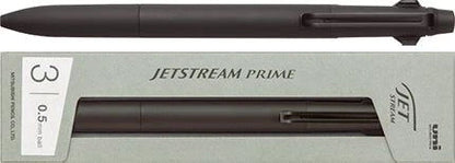 uni JETSTREAM Prime 3-color Ballpoint Pen - Matte Black - Default Title by Techo Treats Stationery