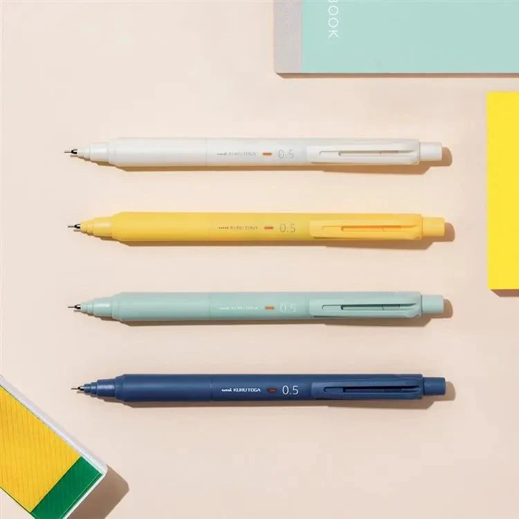 uni Kuru Toga KS Mechanical Pencil 0.5mm - Ivory - Default Title by Techo Treats Stationery