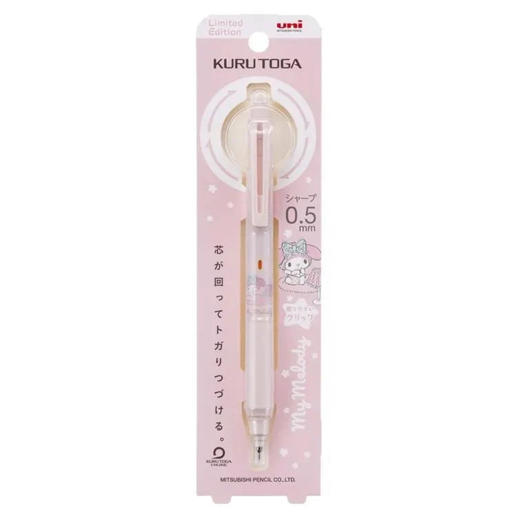 uni Sanrio x Kuru Toga KS Mechanical Pencil 0.5mm - My Melody - Default Title by Techo Treats Stationery