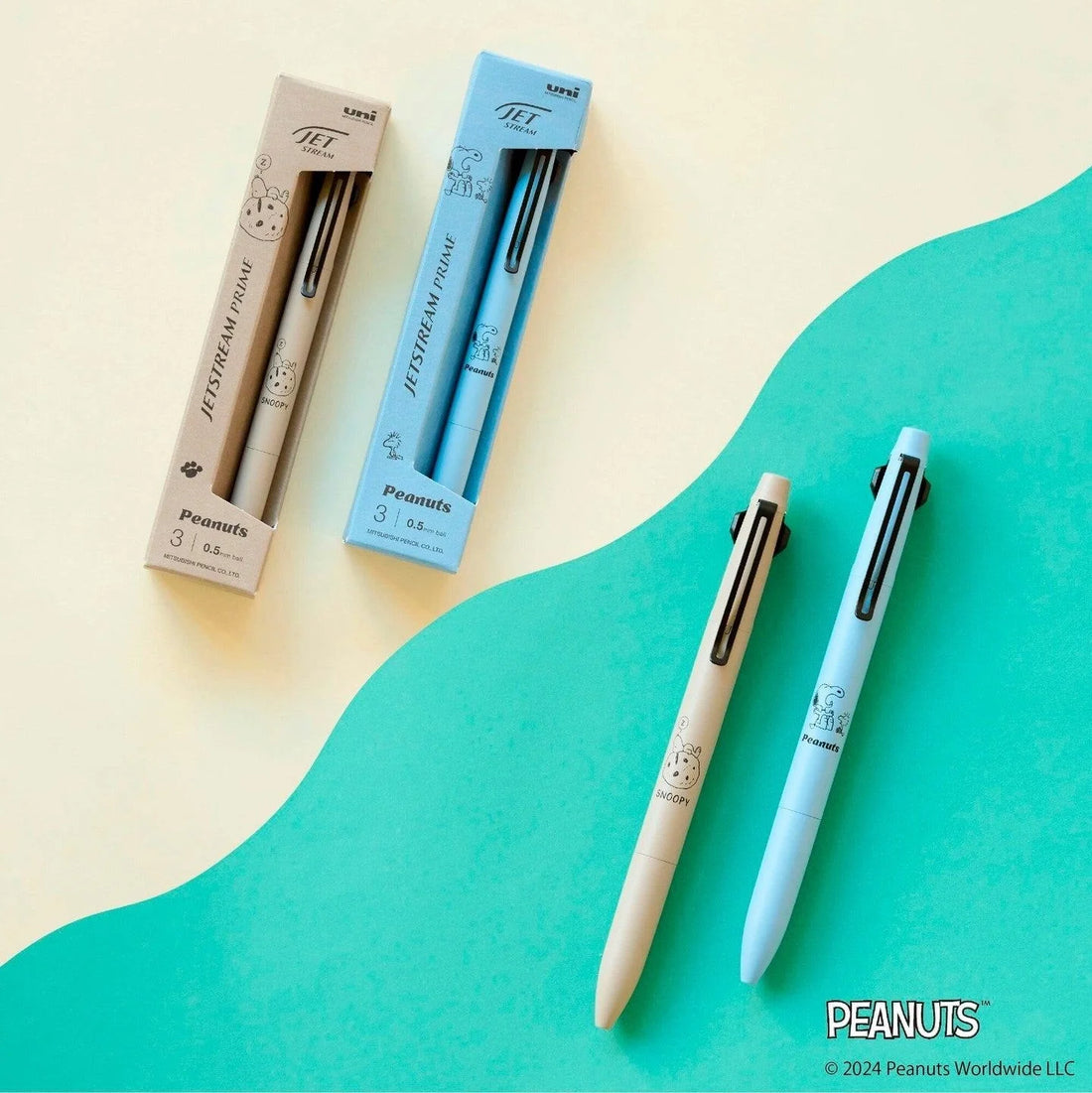 uni Snoopy JETSTREAM Prime Multifunction Ballpoint Pen 0.5mm - Latte Brown - Default Title by Techo Treats Stationery