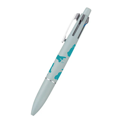 uni SOU・SOU Limited JETSTREAM 4&amp;1 Lite Multifunction Ballpoint Pen 0.5mm (3 colors) - Playing with Numbers (Off White) by Techo Treats Stationery