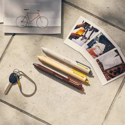 uni tokyo bike x JETSTREAM 3-color Ballpoint Pen - Beer Riverside - Default Title by Techo Treats Stationery
