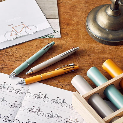 uni tokyo bike x JETSTREAM 4&amp;1 Multifunction Ballpoint Pen - Blue Jade - Default Title by Techo Treats Stationery