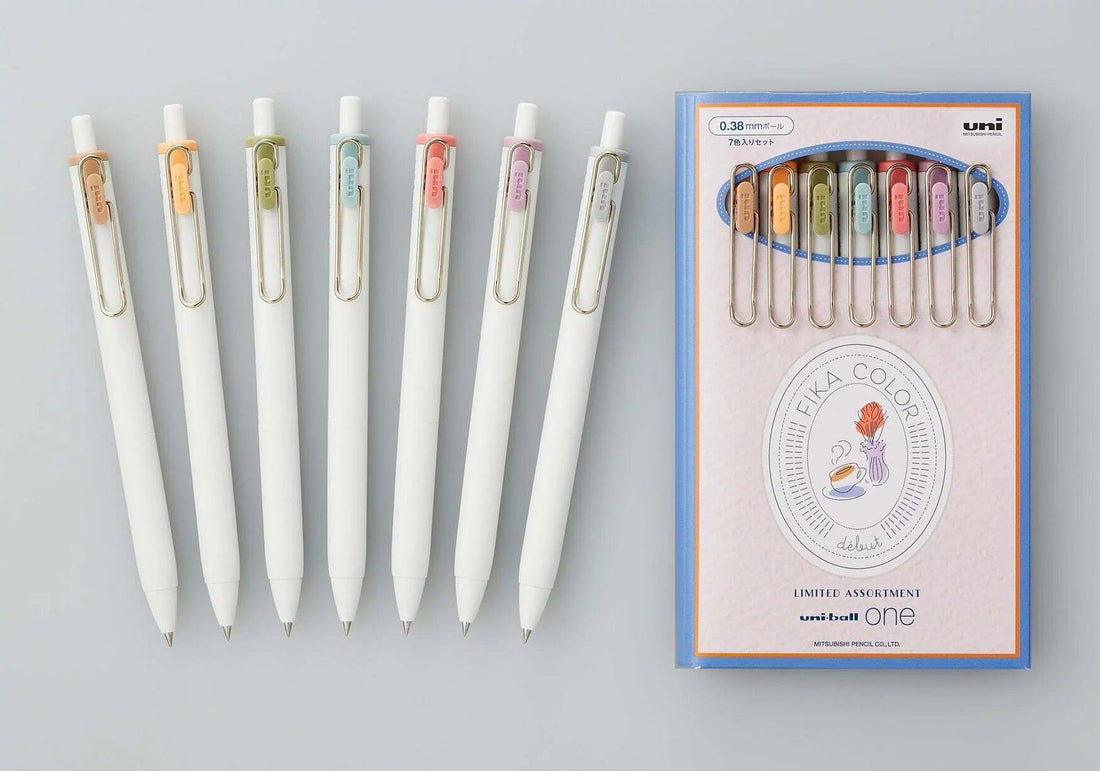 uni uni-ball One 0.5mm Gel Pen - Fika Color (7 Colors) - Avocado Green 牛油果綠 by Techo Treats Stationery