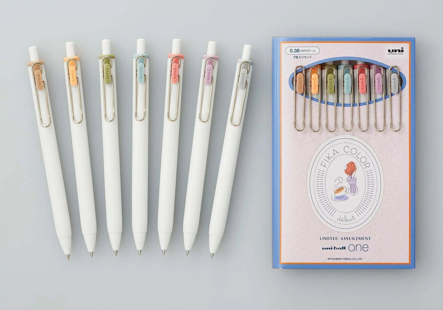 uni uni-ball One 0.5mm Gel Pen - Fika Color (7 Colors) - Avocado Green 牛油果綠 by Techo Treats Stationery
