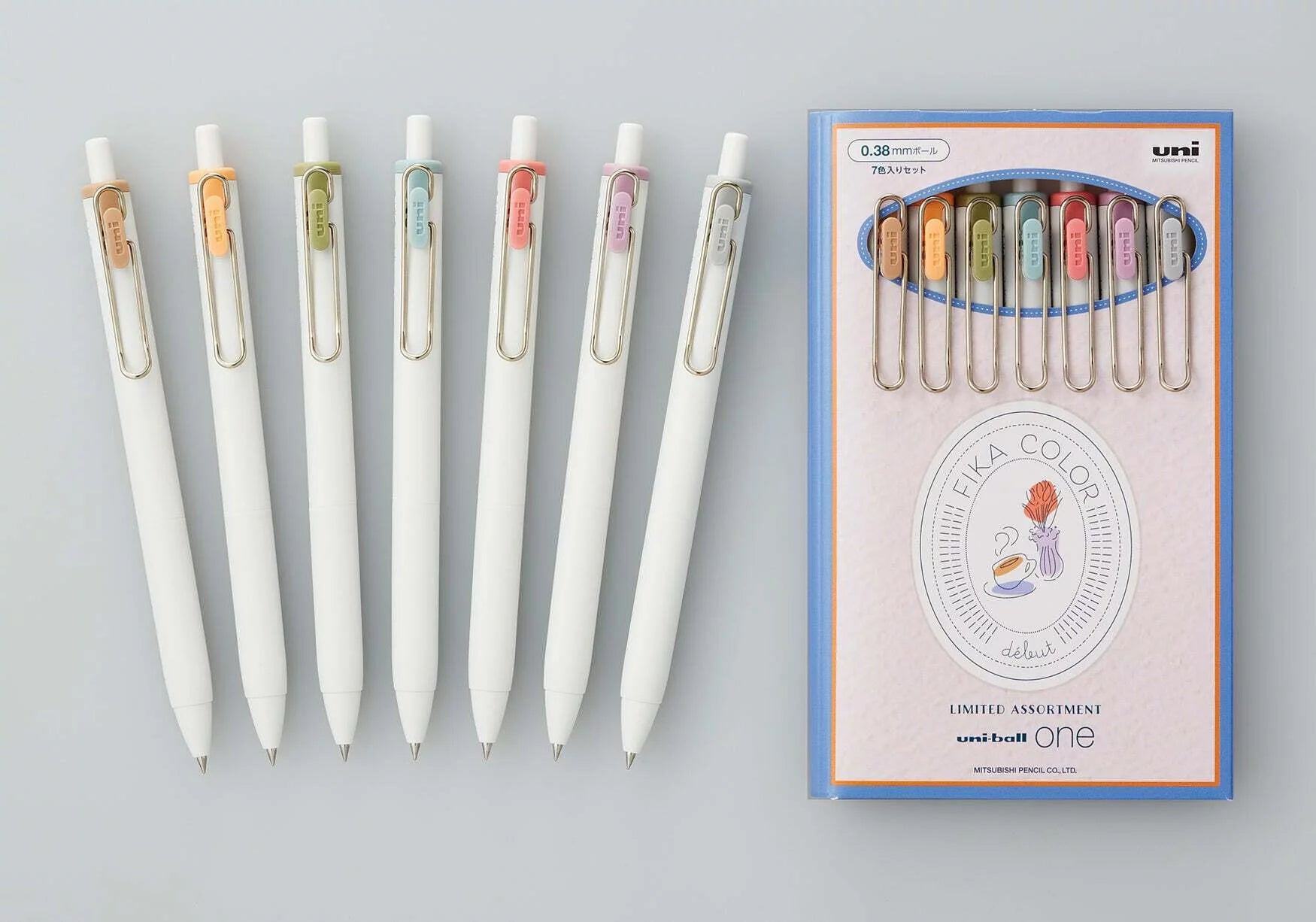 uni uni-ball One 0.5mm Gel Pen - Fika Color (7 Colors) - Avocado Green 牛油果綠 by Techo Treats Stationery