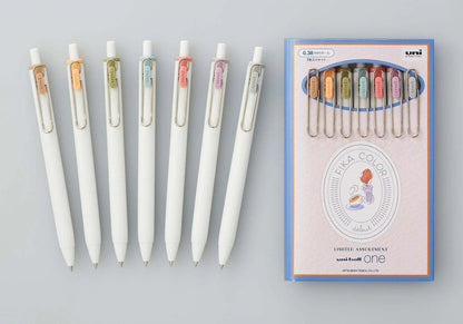 uni uni-ball One 0.5mm Gel Pen - Fika Color (7 Colors) - Avocado Green 牛油果綠 by Techo Treats Stationery