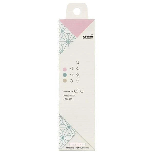 uni uni-ball One 0.5mm Limited Japanese Taste Color - Hannari Tsutsumi 3 Color Set - Default Title by Techo Treats Stationery