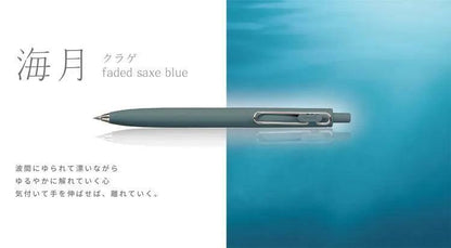 uni uni-ball One F 0.38mm Gel Pen - Limited Smoky Color (2 Colors) - Faded Saxe Blue 海月 by Techo Treats Stationery