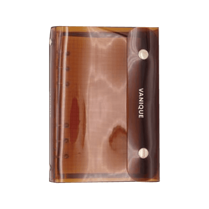 VANIQUE Clear PVC Planner (A6 Personal / Bible 6-hole) - Brown - Komamono Lab - Default Title by Techo Treats Stationery