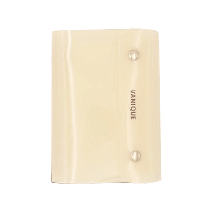 VANIQUE Clear PVC Planner (A6 Personal / Bible 6-hole) - Ivory - Komamono Lab - Default Title by Techo Treats Stationery