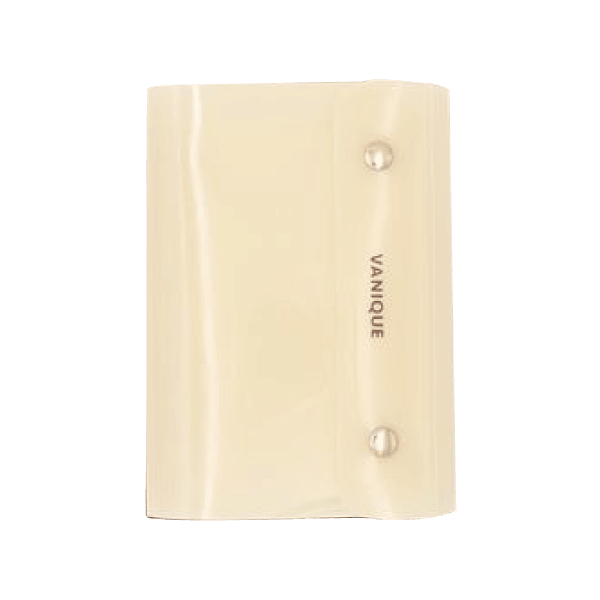 VANIQUE Clear PVC Planner (A6 Personal / Bible 6-hole) - Ivory - Techo Treats