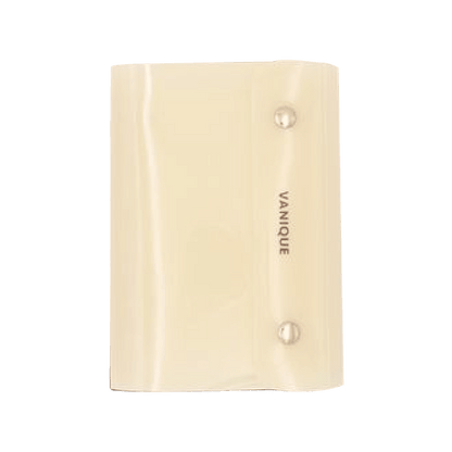 VANIQUE Clear PVC Planner (A6 Personal / Bible 6-hole) - Ivory - Techo Treats
