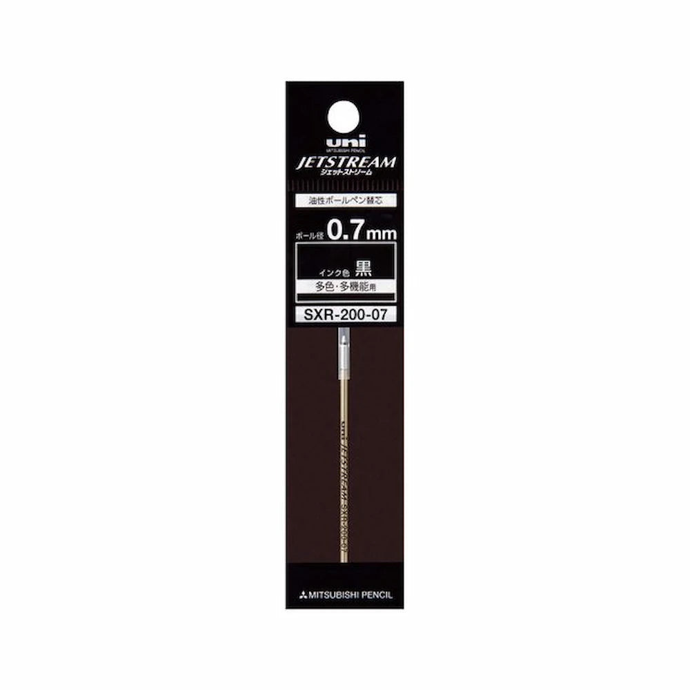 uni SXR200-07 JETSTREAM Prime Oil-based Ballpoint Pen Refill 0.7mm (3 colors) - Black by Techo Treats Stationery