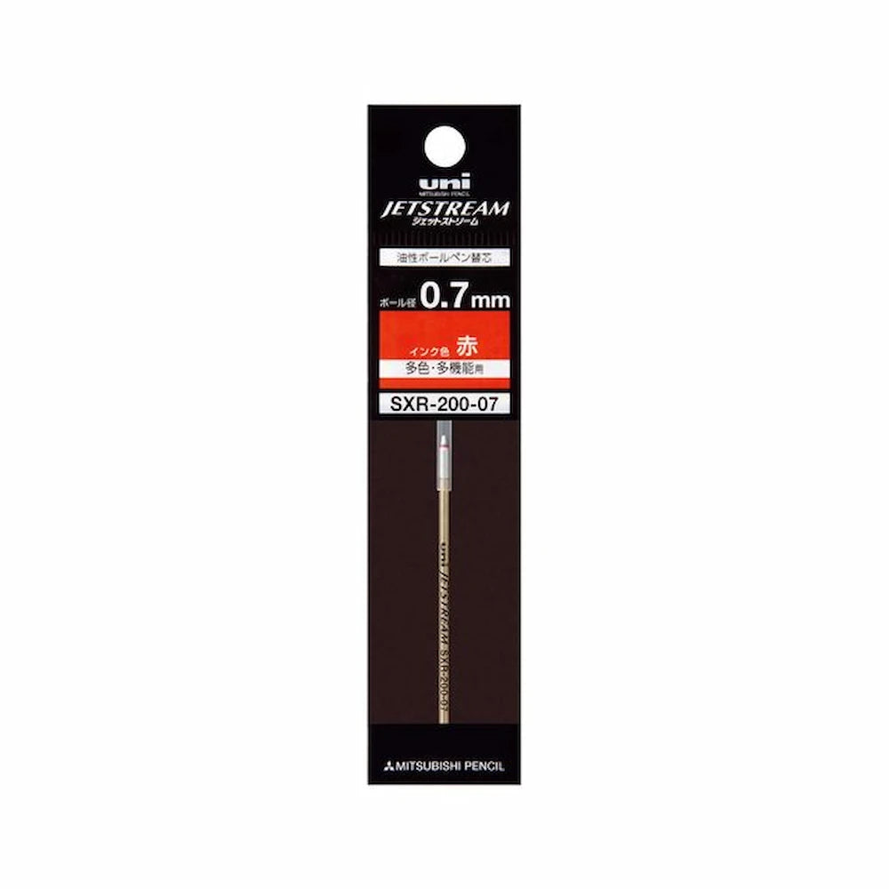 uni SXR200-07 JETSTREAM Prime Oil-based Ballpoint Pen Refill 0.7mm (3 colors) - Red by Techo Treats Stationery