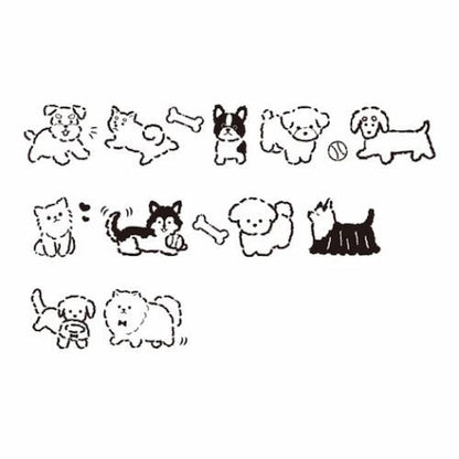 CORO-RE PLUS Rolling Stamp - DOG - KAMIO JAPAN