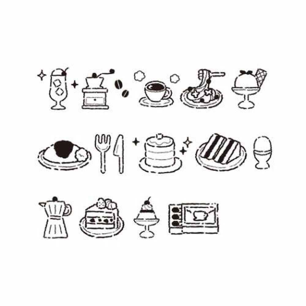 CORO-RE PLUS Rolling Stamp - CAFE - KAMIO JAPAN