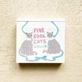 Violet & Claire Block Memo - FIVE COOL CATS - cozyca products - Default Title by Techo Treats Stationery