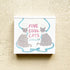 Violet & Claire Block Memo - FIVE COOL CATS - cozyca products - Default Title by Techo Treats Stationery