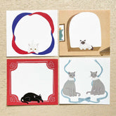 Violet & Claire Block Memo - FIVE COOL CATS - cozyca products - Default Title by Techo Treats Stationery