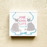 Violet & Claire Block Memo - FIVE COOL CATS - Techo Treats
