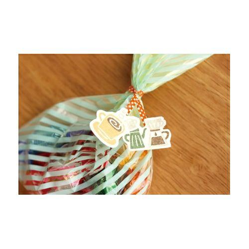 Washi Flake Stickers - Coffee - Furukawa Shiko - Default Title by Techo Treats Stationery