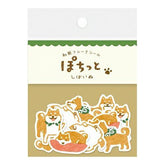 Washi Flake Stickers - Shibainu - Furukawa Shiko - Default Title by Techo Treats Stationery
