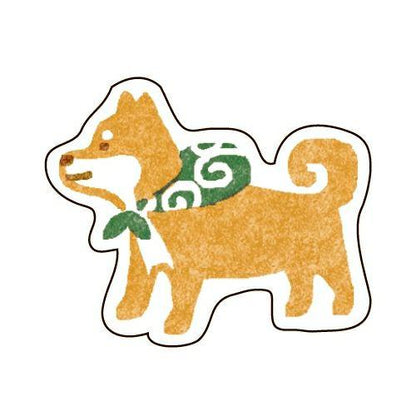 Washi Flake Stickers - Shibainu - Furukawa Shiko - Default Title by Techo Treats Stationery