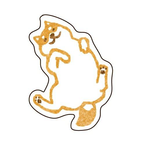 Washi Flake Stickers - Shibainu - Furukawa Shiko - Default Title by Techo Treats Stationery