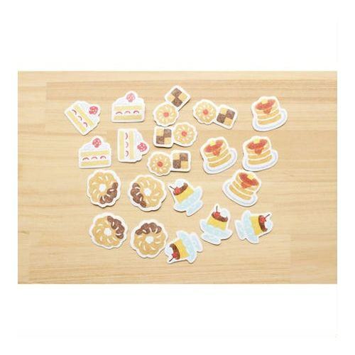 Washi Flake Stickers - Snacks - Furukawa Shiko - Default Title by Techo Treats Stationery