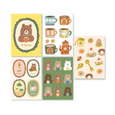 Winter Limited Deco Seal - Cup and Bear - Furukawa Shiko - Default Title by Techo Treats Stationery