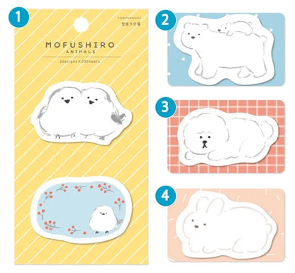 Winter Limited Die-cut Sticky Notes - Rabbit - Furukawa Shiko - Default Title by Techo Treats Stationery