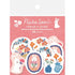 Winter Limited Flake Seal - Flowers and Rabbits - Furukawa Shiko - Default Title by Techo Treats Stationery